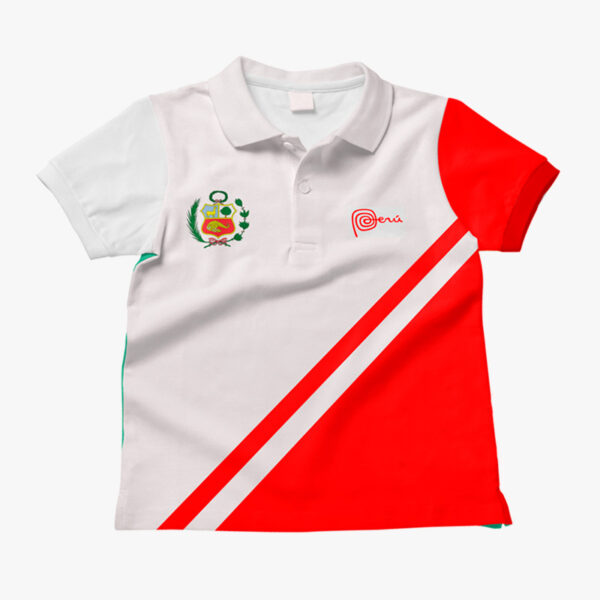 Polo Camisero Escudo Peru Dama